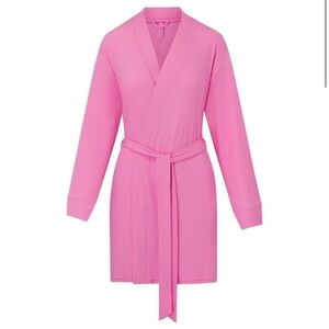 Skims Bubblegum Soft Lounge Robe Medium